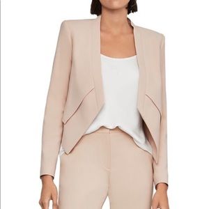 Blush cropped blazer